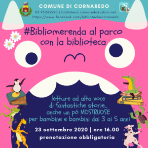 Bibliomerenda al parco con la biblioteca