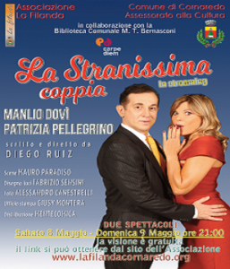 LA STRANISSIMA COPPIA – spettacolo teatrale in streaming