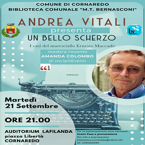 INCONTRO CON L’AUTORE – ANDREA VITALI