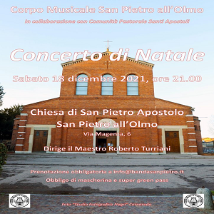 CONCERTO DI NATALE – CORPO MUSICALE SAN PIETRO ALL’OLMO