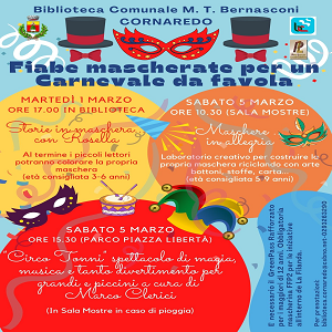 ARRIVA IL CARNEVALE… IN BIBLIOTECA