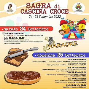 SAGRA DI CASCINA CROCE 24-25 SETTEMBRE 2022