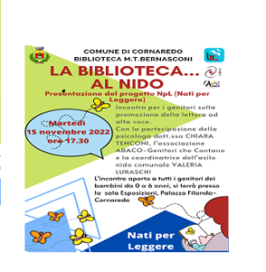 NATI PER LEGGERE – LA BIBLIOTECA… AL NIDO