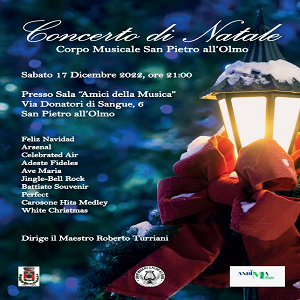 CONCERTO DI NATALE A S.PIETRO ALL’OLMO