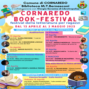 CORNAREDO BOOK FESTIVAL – FESTIVAL DELLA LETTERATURA PER BAMBINI E RAGAZZI