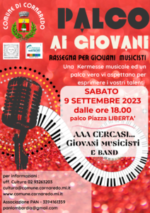 PALCO AI GIOVANI – ESIBIZIONE DEI GIOVANI MUSICISTI