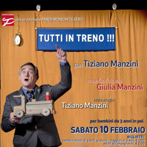 TEATRO SABATO DEI BAMBINI: TUTTI IN TRENO!!!